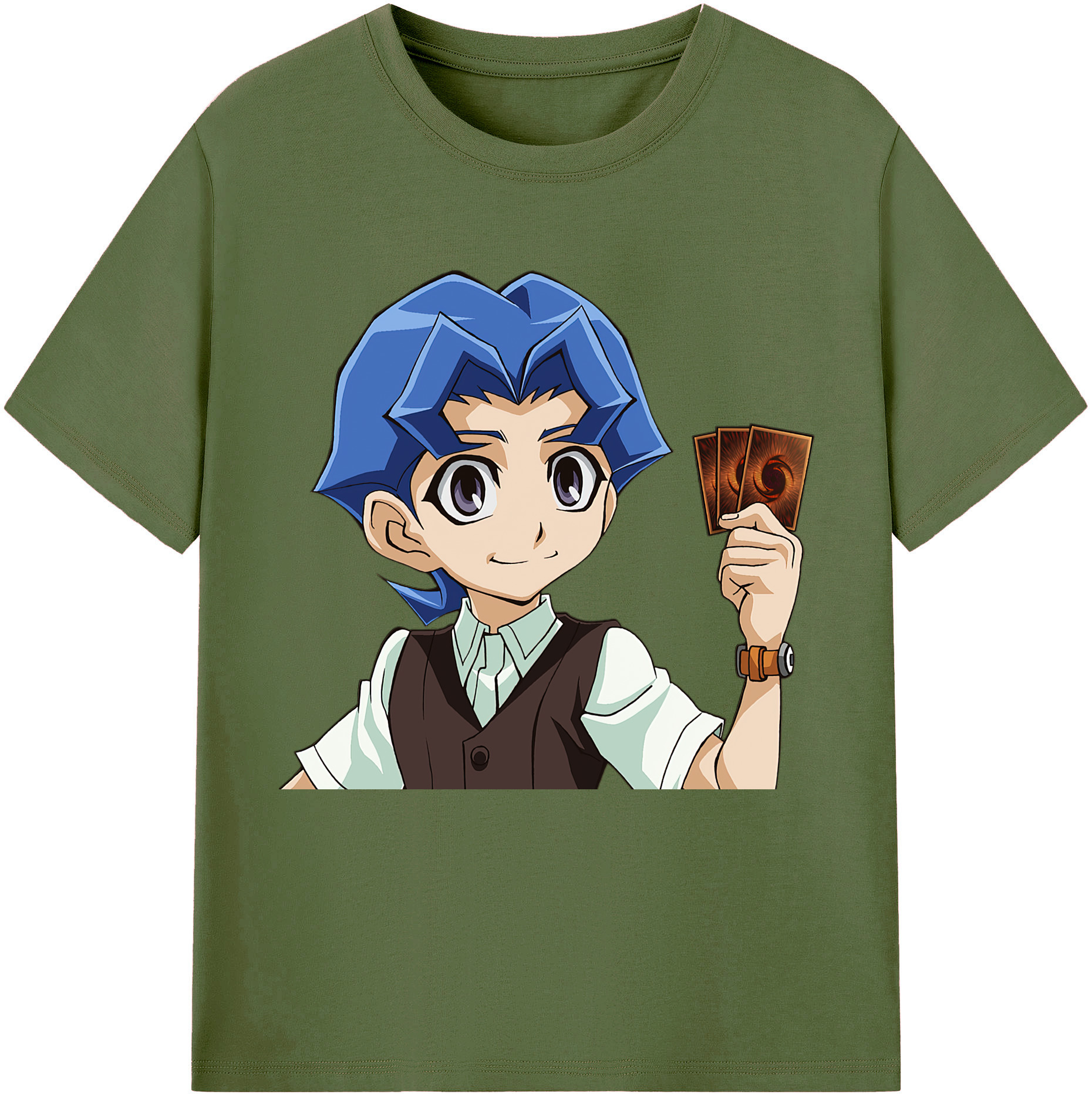 （画像用） 遊☆戯☆王 Yu-Gi-Oh! 綿100％半袖Tシャツ（フロントプリント）